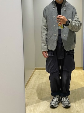 「アイテム（サロペット/オーバーオール）」を使った、ktさん（メンズ・165cm）の秋コーディネート