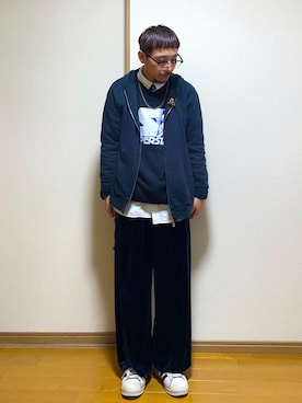 「STARTER（スターター）のアイテム」を使った、ktさん（メンズ・165cm）の冬コーディネート