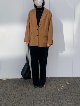 「LOWRYS FARM（ローリーズファーム）のストレッチヒールブーツ　851418（ブーツ）」を使った、anさん（レディース・161cm）の秋コーディネート