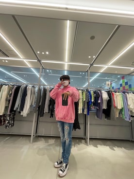 「韓国好きな人と繋がりたい」｜「アイテム（その他）」を使った、김형식 さん（メンズ・175cm）の春コーディネート