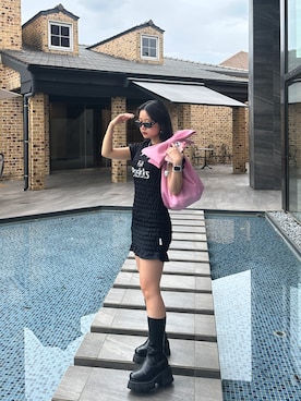 「STUDIOUS（ステュディオス）のアイテム」を使った、ふぁしさん（レディース・155cm）の秋コーディネート