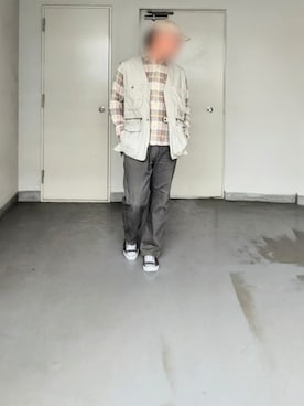 「アイテム（ベスト）」を使った、kazuhiroさん（メンズ・176cm）の春コーディネート