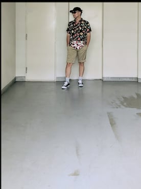 「アイテム（シューズ）」を使った、kazuhiroさん（メンズ・176cm）の夏コーディネート