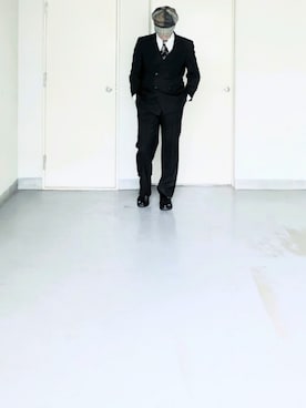 「アイテム（フォーマルスーツ/小物）」を使った、kazuhiroさん（メンズ・176cm）の秋コーディネート
