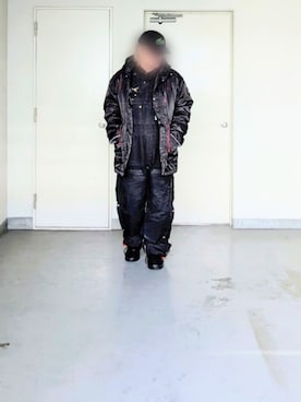 「Disney（ディズニー）のアイテム」を使った、kazuhiroさん（メンズ・176cm）の冬コーディネート