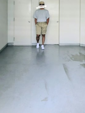 「アイテム（チノパンツ）」を使った、kazuhiroさん（メンズ・176cm）の夏コーディネート