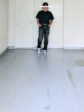 「ブラックデニム」｜kazuhiroさん（メンズ・176cm）の夏コーディネート