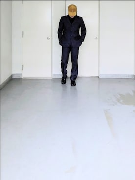 「アイテム（スーツパンツ）」を使った、kazuhiroさん（メンズ・176cm）の秋コーディネート