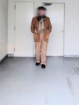 「アイテム（オールインワン・サロペット）」を使った、kazuhiroさん（メンズ・176cm）の冬コーディネート