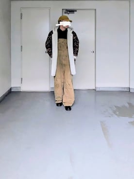 「アイテム（ムートンコート）」を使った、kazuhiroさん（メンズ・176cm）の秋コーディネート