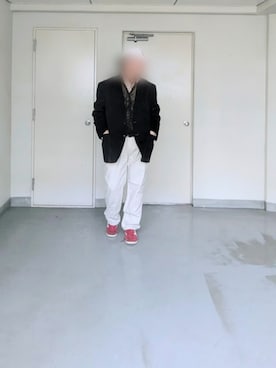 「COMME des GARCONS（コムデギャルソン）のアイテム」を使った、kazuhiroさん（メンズ・176cm）の春コーディネート