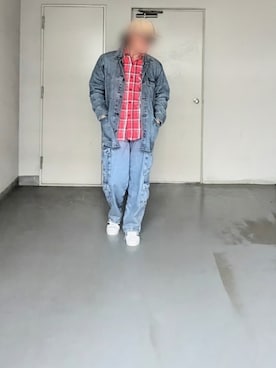 「Levi's（リーバイス）のアイテム（ジャケット/アウター）」を使った、kazuhiroさん（メンズ・176cm）の秋コーディネート