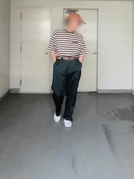 「アイテム（チノパンツ）」を使った、kazuhiroさん（メンズ・176cm）の春コーディネート