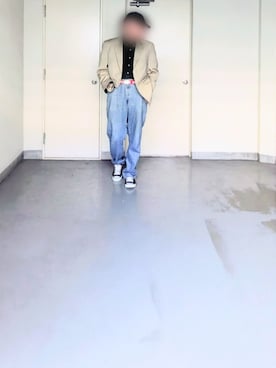 「Lee（リー）のアイテム」を使った、kazuhiroさん（メンズ・176cm）の春コーディネート