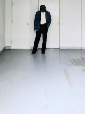 「アイテム（ローファー）」を使った、kazuhiroさん（メンズ・176cm）の秋コーディネート