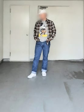 「Disney（ディズニー）のアイテム」を使った、kazuhiroさん（メンズ・176cm）の春コーディネート