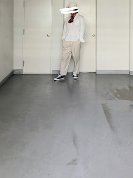 「アイテム（スニーカー）」を使った、kazuhiroさん（メンズ・176cm）の夏コーディネート