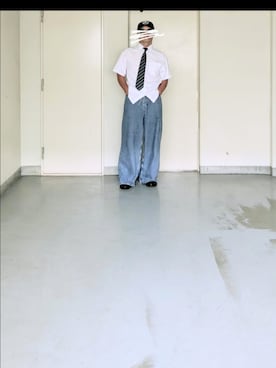 「FENDI（フェンディ）のアイテム」を使った、kazuhiroさん（メンズ・176cm）の夏コーディネート