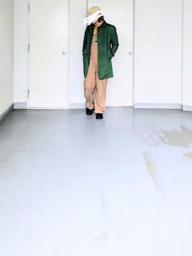 「アイテム（サロペット/オーバーオール）」を使った、kazuhiroさん（メンズ・176cm）の秋コーディネート