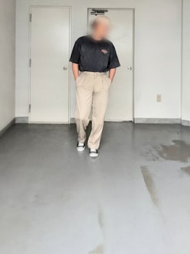 「Disney（ディズニー）のアイテム（Tシャツ/カットソー）」を使った、kazuhiroさん（メンズ・176cm）の夏コーディネート