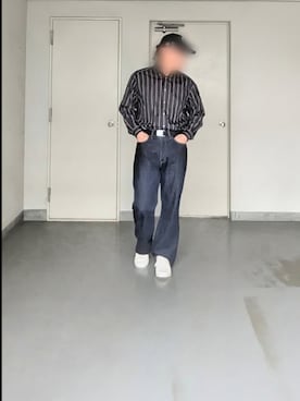 「アイテム（スニーカー）」を使った、kazuhiroさん（メンズ・176cm）の夏コーディネート
