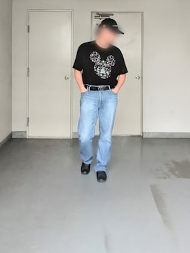 「Disney（ディズニー）のアイテム」を使った、kazuhiroさん（メンズ・176cm）の夏コーディネート