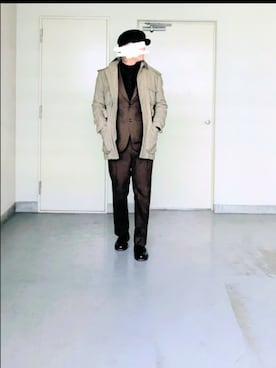「アイテム（スーツセット）」を使った、kazuhiroさん（メンズ・176cm）の秋コーディネート