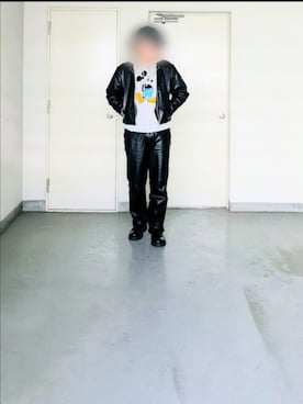 「Disney（ディズニー）のアイテム」を使った、kazuhiroさん（メンズ・176cm）の冬コーディネート