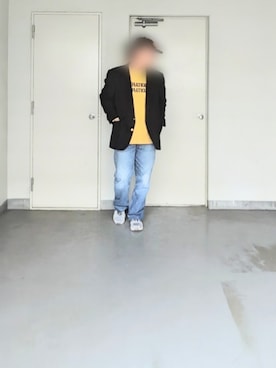 「Reebok（リーボック）のアイテム」を使った、kazuhiroさん（メンズ・176cm）の春コーディネート