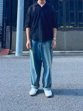 「CASPER JOHN（キャスパージョン）のアイテム」を使った、 shou.moneさん（骨格ウェーブ・メンズ・175cm）の夏コーディネート