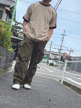 「GERMAN TRAINER（ジャーマントレーナー）のアイテム」を使った、 shou.moneさん（メンズ・175cm）の夏コーディネート
