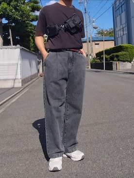 「ADRER（アドラー）のアイテム」を使った、 shou.moneさん（骨格ウェーブ・メンズ・175cm）の夏コーディネート