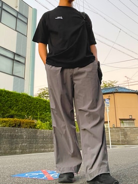 「WYM LIDNM（ウィム バイ リドム）のアイテム」を使った、 shou.moneさん（骨格ウェーブ・メンズ・175cm）の夏コーディネート