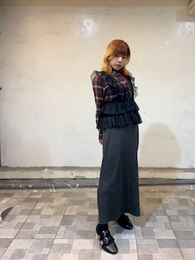 「Roots Canadaのアイテム（トップス）」を使った、minimifae さん（レディース・152cm）の春コーディネート