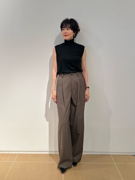 「UNUS（ユナス）のアイテム」を使った、ESTNATIONさん（レディース・166cm）の夏コーディネート