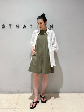 ESTNATIONさん(レディース・157cm)の夏コーディネート