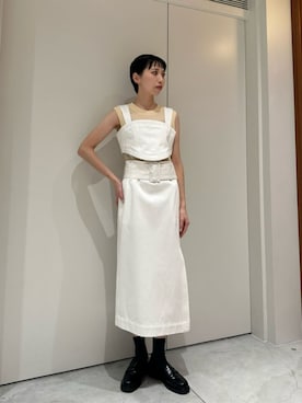 「COLUMN（コラム）のアイテム」を使った、ESTNATIONさん（レディース・166cm）の夏コーディネート