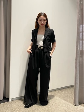 「UNUS（ユナス）のアイテム」を使った、ESTNATIONさん（レディース・157cm）の夏コーディネート