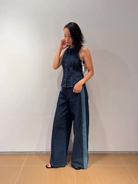 「UNUS（ユナス）のアイテム」を使った、ESTNATIONさん（レディース・164cm）の夏コーディネート