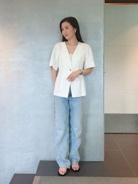 「ESTNATION（エストネーション）のアイテム」を使った、ESTNATIONさん（レディース・163cm）の夏コーディネート