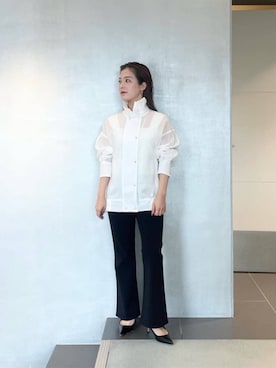 「COLUMN（コラム）のアイテム」を使った、ESTNATIONさん（レディース・148cm）の夏コーディネート