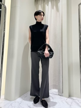 「COLUMN（コラム）のアイテム」を使った、ESTNATIONさん（レディース・166cm）の夏コーディネート