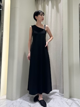 「COLUMN（コラム）のアイテム（ワンピース/ドレス）」を使った、ESTNATIONさん（レディース・166cm）の夏コーディネート
