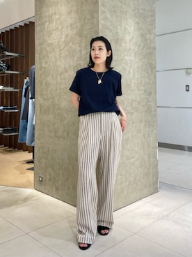 ESTNATIONさん（レディース・157cm）の夏コーディネート
