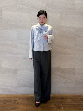 「オフィススタイル」｜ESTNATIONさん（レディース・163cm）の秋コーディネート