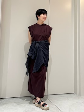 「ESTNATION（エストネーション）のアイテム」を使った、ESTNATIONさん（レディース・165cm）の夏コーディネート