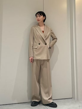 「COLUMN（コラム）のアイテム」を使った、ESTNATIONさん（レディース・166cm）の夏コーディネート