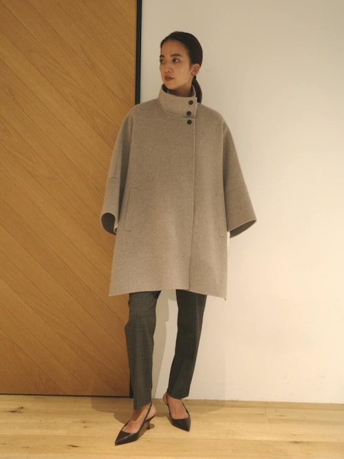 ESTNATION / ウールカシミアケープコート