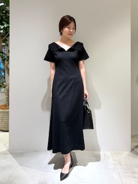 「COLUMN（コラム）のアイテム」を使った、ESTNATIONさん（レディース・160cm）の夏コーディネート