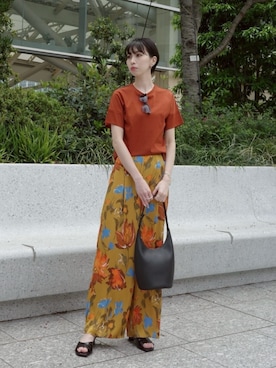 ESTNATIONさん（レディース・166cm）の夏コーディネート